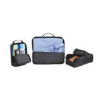 Set de 3 organizatoare pentru bagaj Renew AWARE™ rPET personalizat cu logo