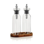 Set dispenser ulei și oțet AdHoc Menage AromaPour 300ml personalizat cu logo