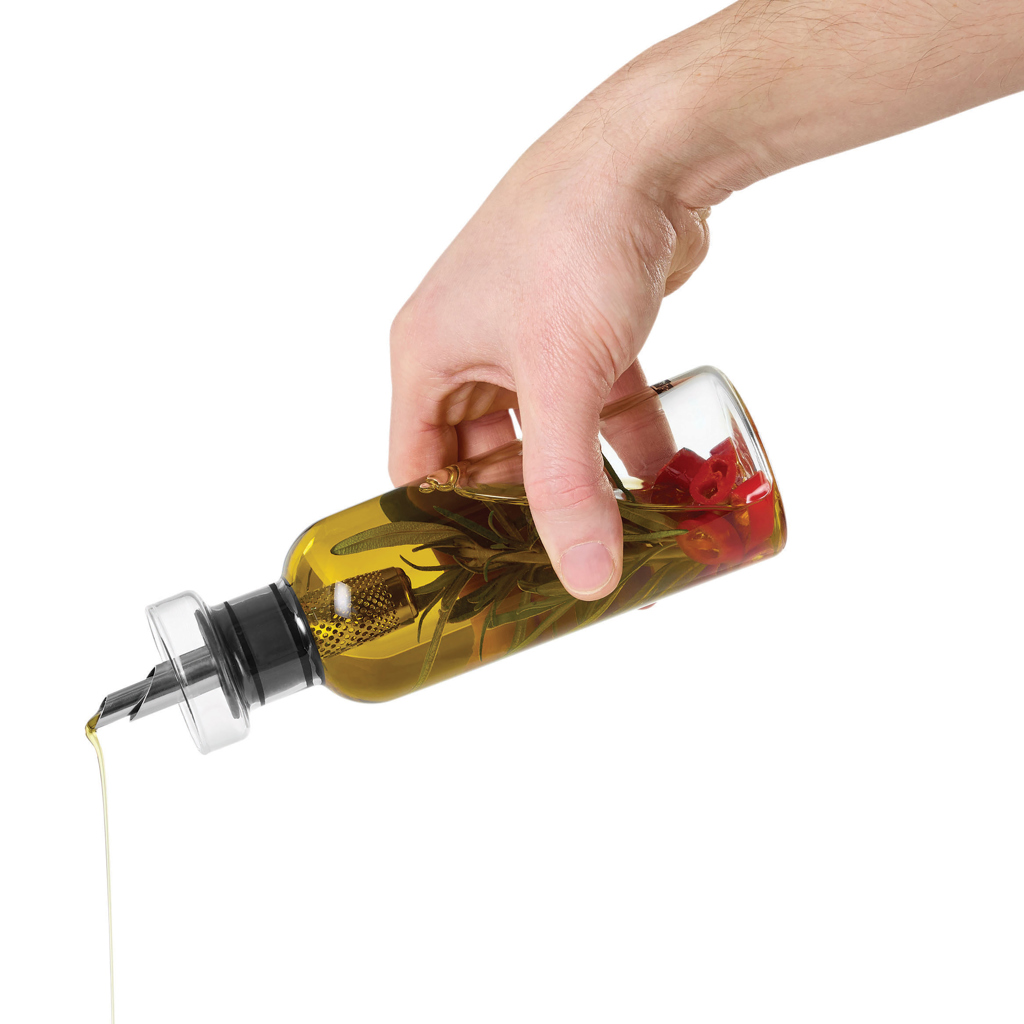 Set dispenser ulei și oțet AdHoc Menage AromaPour 300ml personalizat cu logo