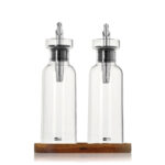 Set dispenser ulei și oțet AdHoc Menage AromaPour 300ml personalizat cu logo