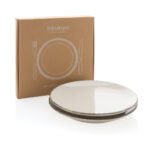 Set două farfurii plate Ukiyo personalizat cu logo