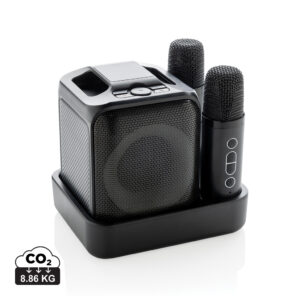Singvibe RCS recycled plastic karaoke set with double mic