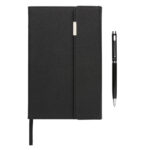Set notebook A5 și pix Swiss Peak deluxe personalizat cu logo