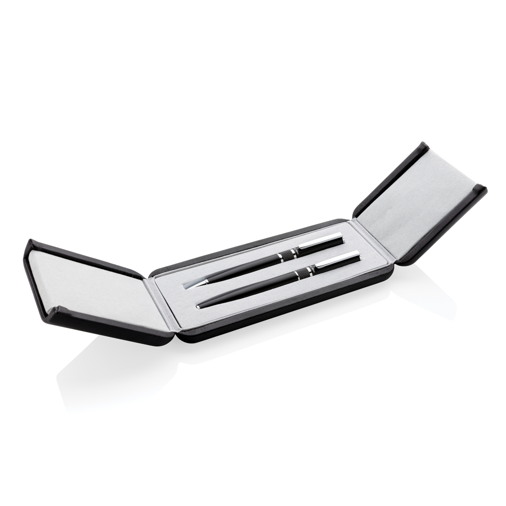 Set pix și stilou Swiss Peak premium personalizat cu logo