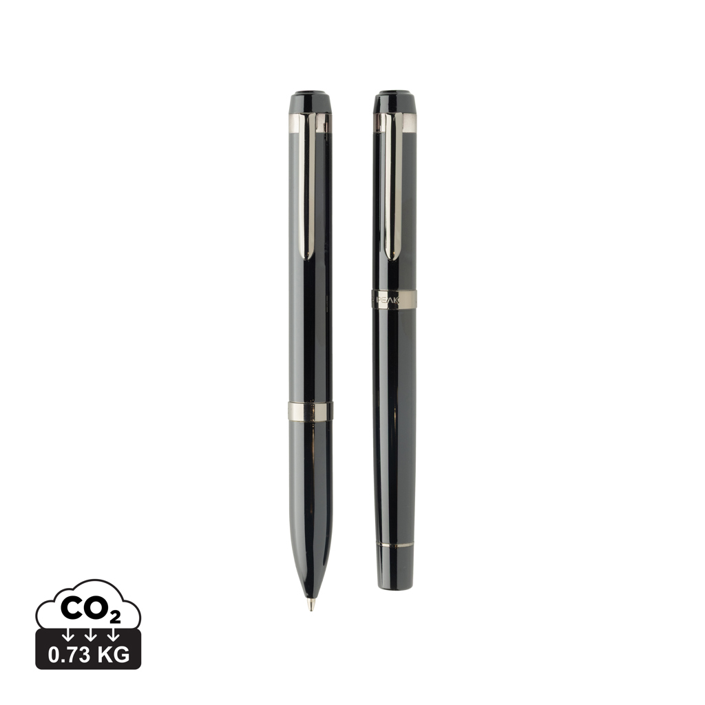 Set pixuri deluxe Swiss Peak OSLO oțel inoxidabil reciclat personalizat cu logo