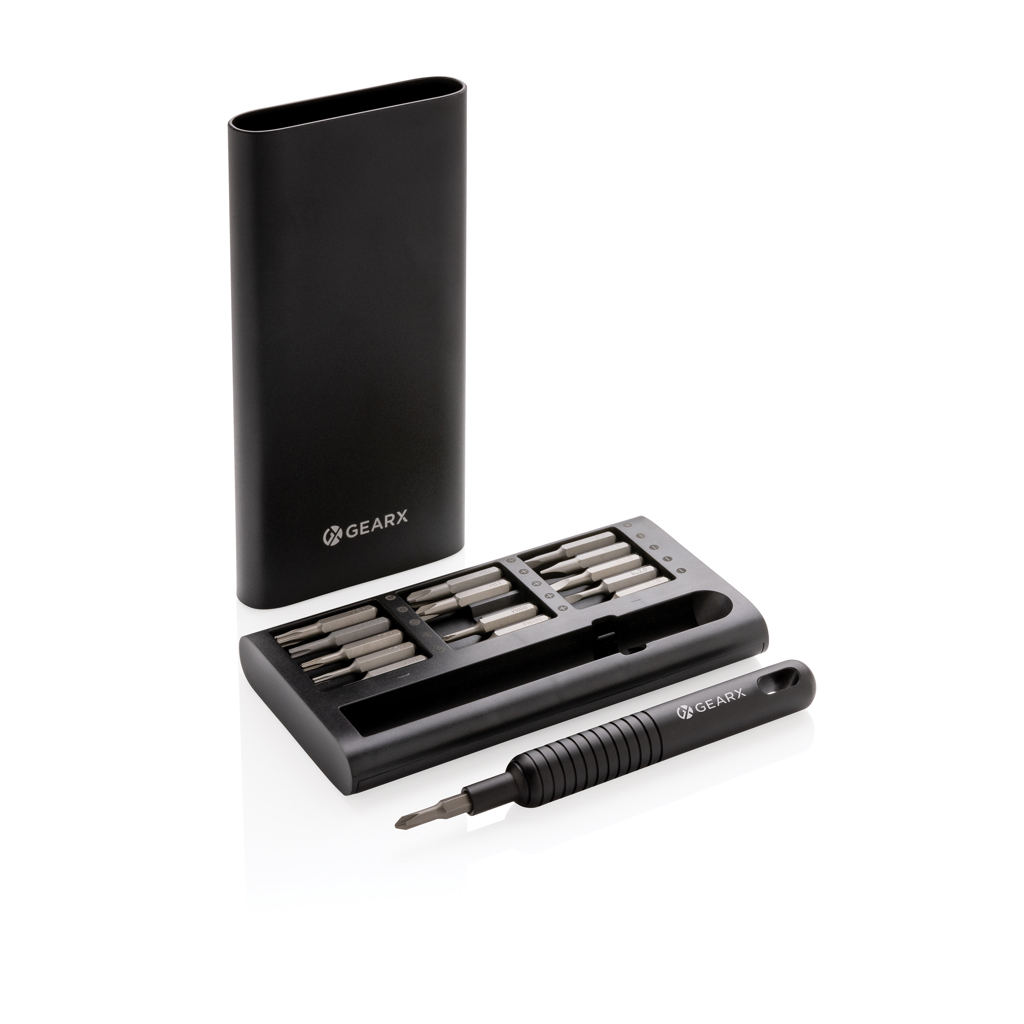 Set șurubelnițe de precizie 31 în 1 Gear X personalizat cu logo