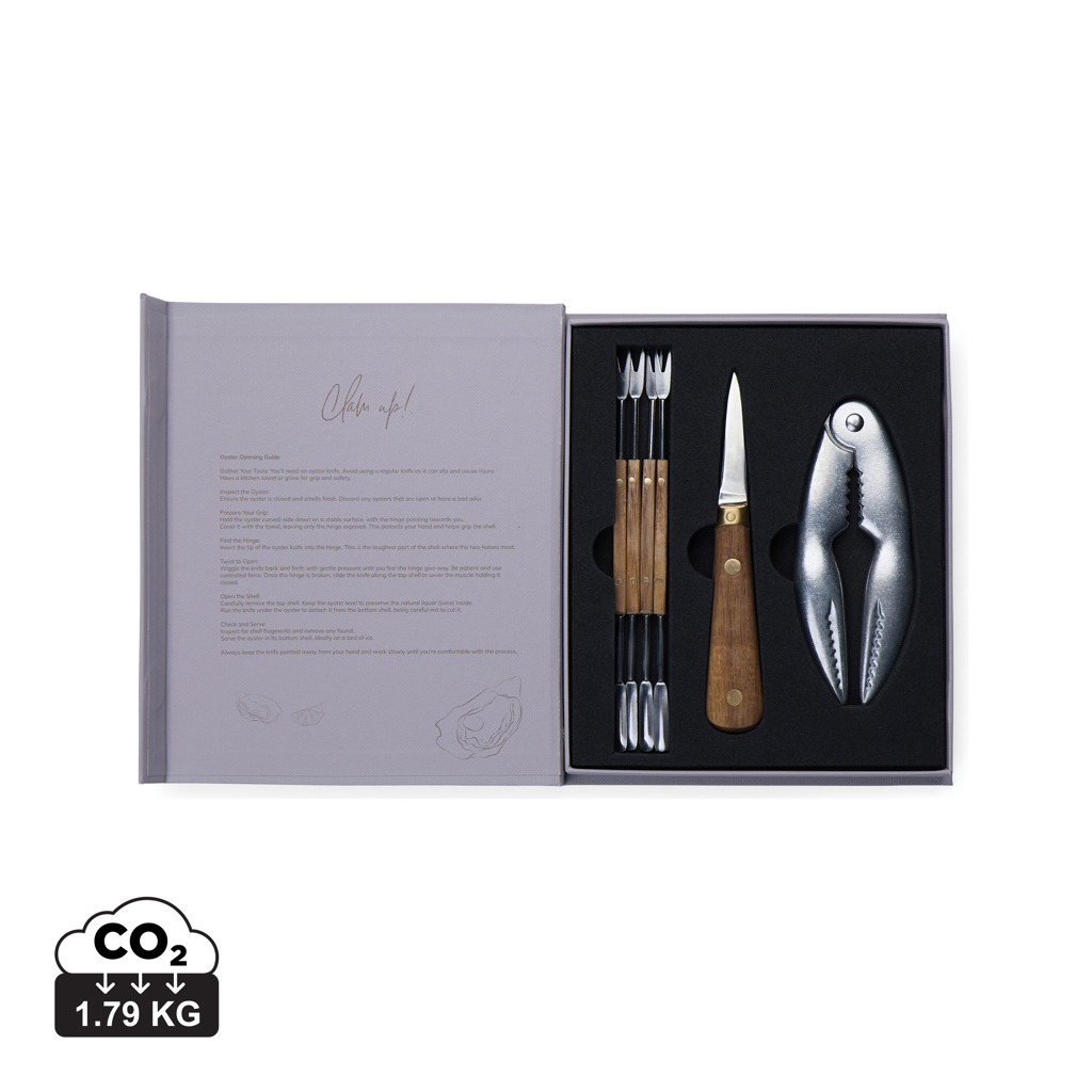 Set VINGA pentru fructe de mare personalizat cu logo