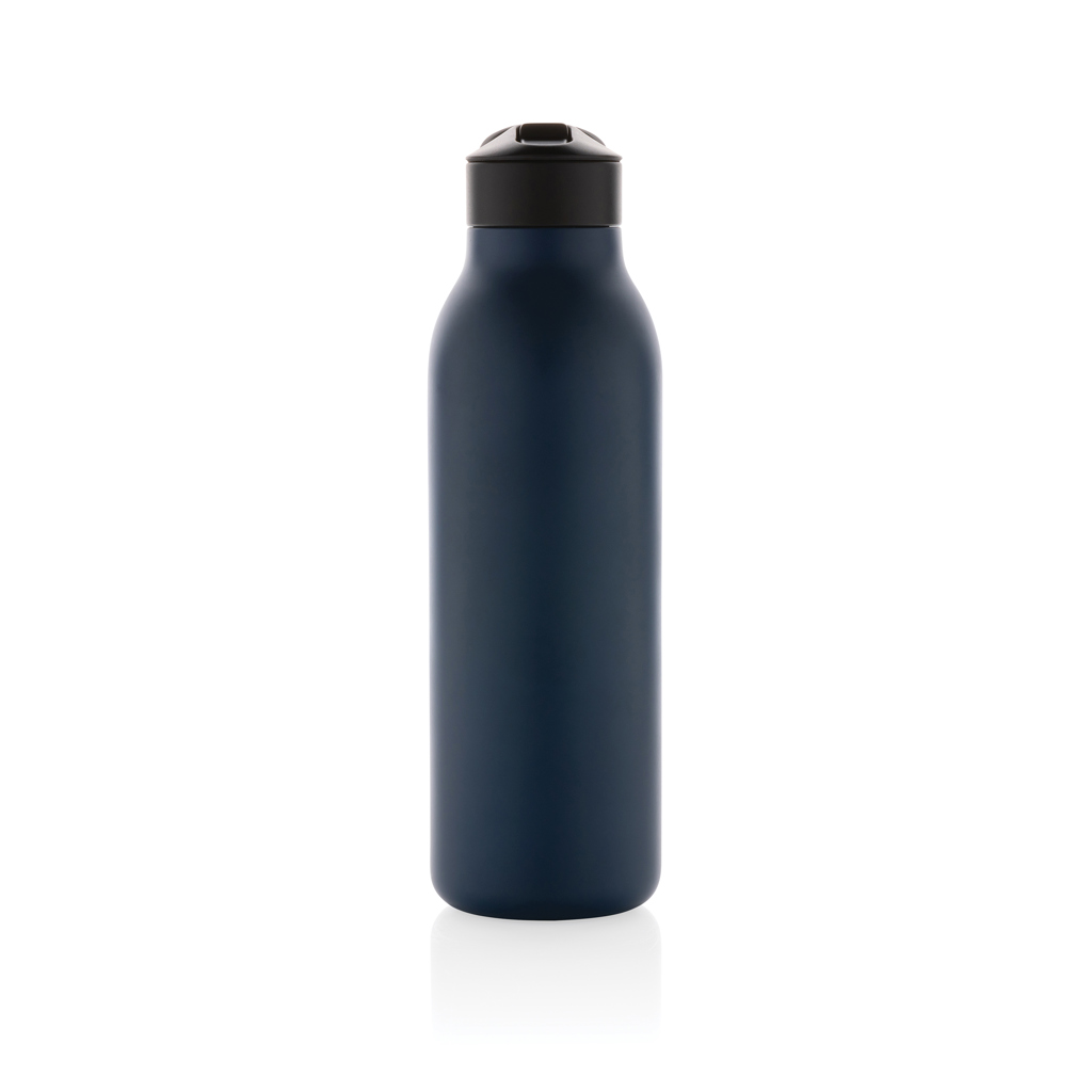Sticlă apă Avira Ara 500ml cu capac ”fliptop”, oțel RCS personalizat cu logo