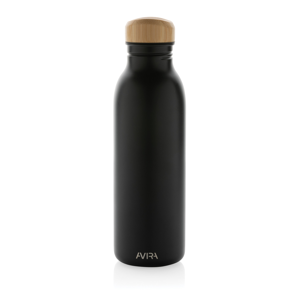 Sticlă de apă Avira Alcor 600 ml din oțel reciclat RCS personalizat cu logo