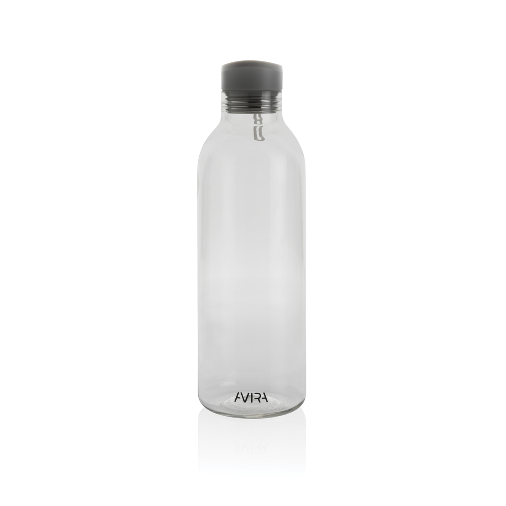 Sticlă de apă Avira Atik de 1L din plastic reciclat RCS personalizat cu logo