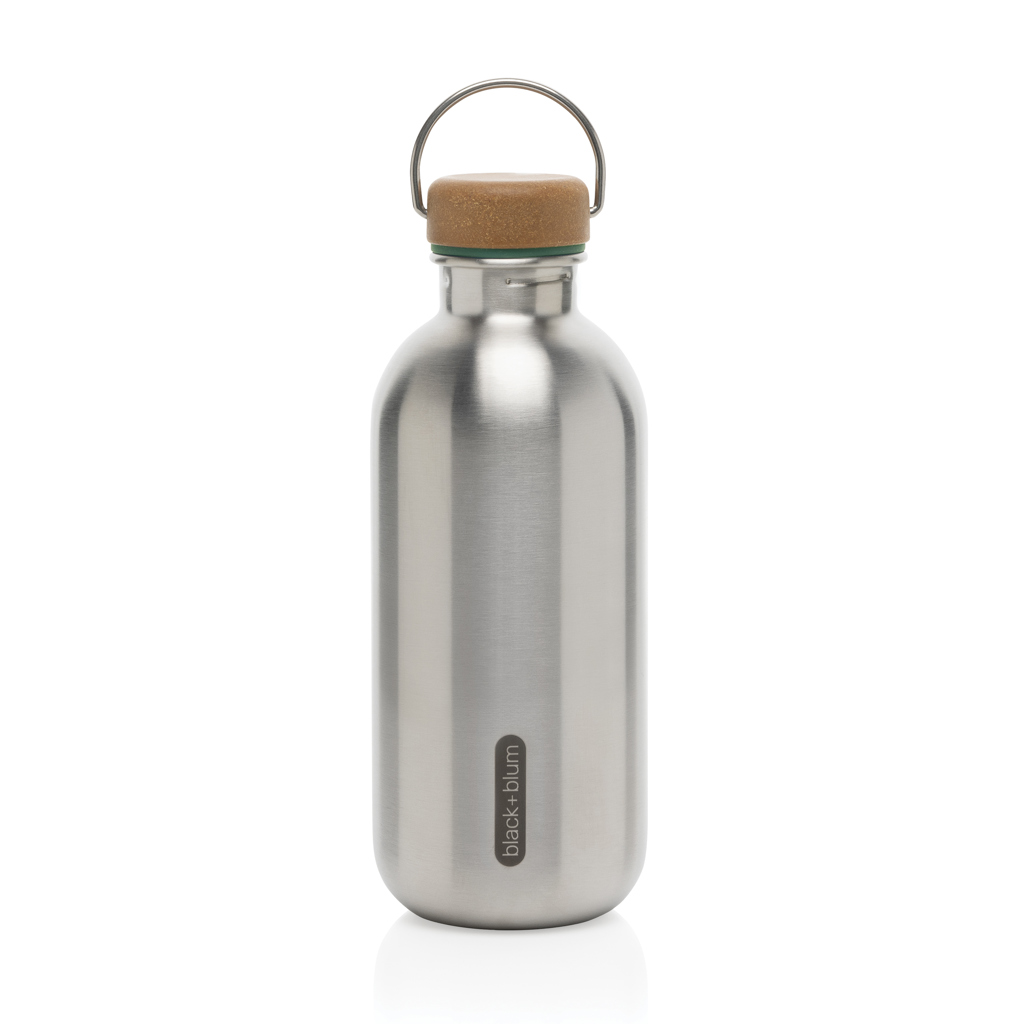Sticlă de apă Black+Blum din oțel 600ml personalizat cu logo