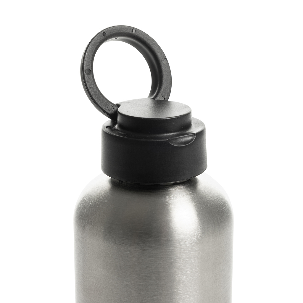 Sticlă de apă etanșă Ripple RCS R-steel cu mâner 750 ml personalizat cu logo