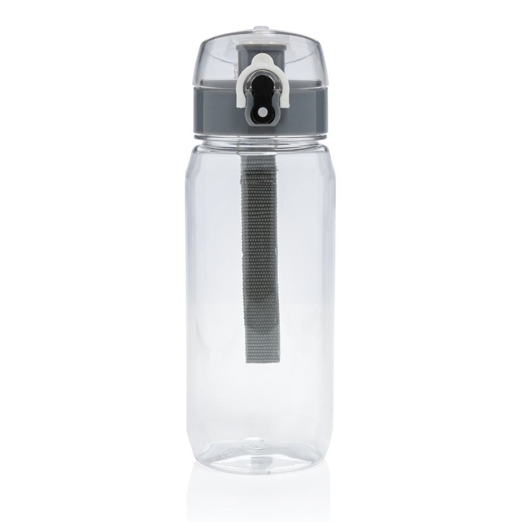 Sticlă de apă etanșă Yide 600 ml din plastic reciclat RCS personalizat cu logo