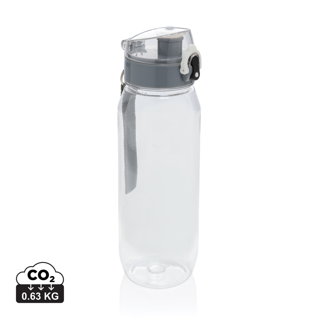 Sticlă de apă etanșă Yide 800 ml din plastic reciclat RCS personalizat cu logo