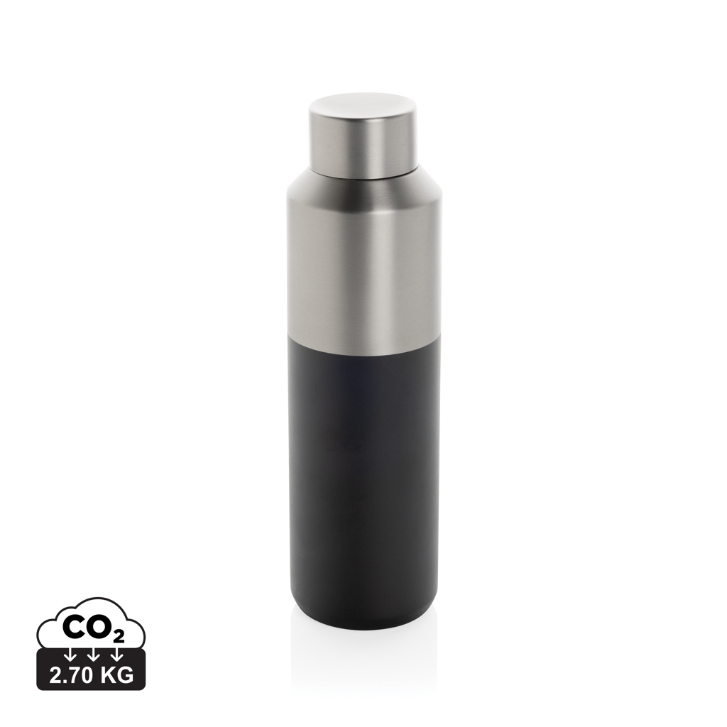 Sticlă de apă Fluid de 600ml, din oțel reciclat RCS personalizat cu logo