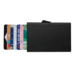 Suport carduri RFID C-Secure din aluminiu personalizat cu logo