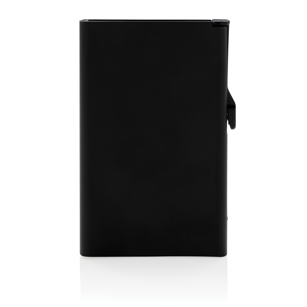 Suport carduri RFID standard din aluminiu personalizat cu logo