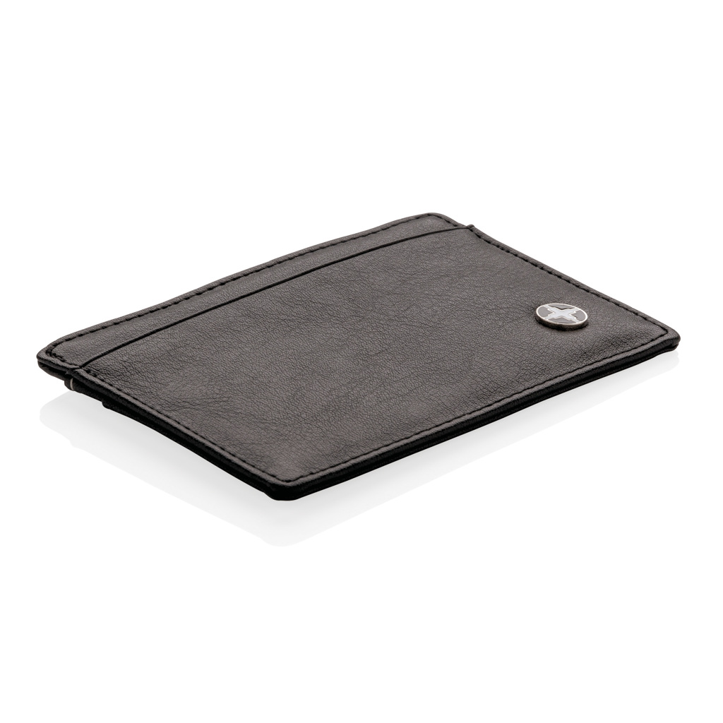 Suport carduri Swiss Peak RFID anti-skimming personalizat cu logo