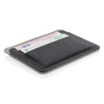 Suport de carduri Quebec cu protecție RFID personalizat cu logo