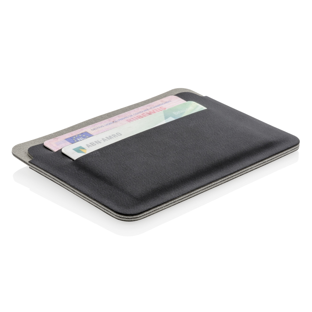 Suport de carduri Quebec cu protecție RFID personalizat cu logo