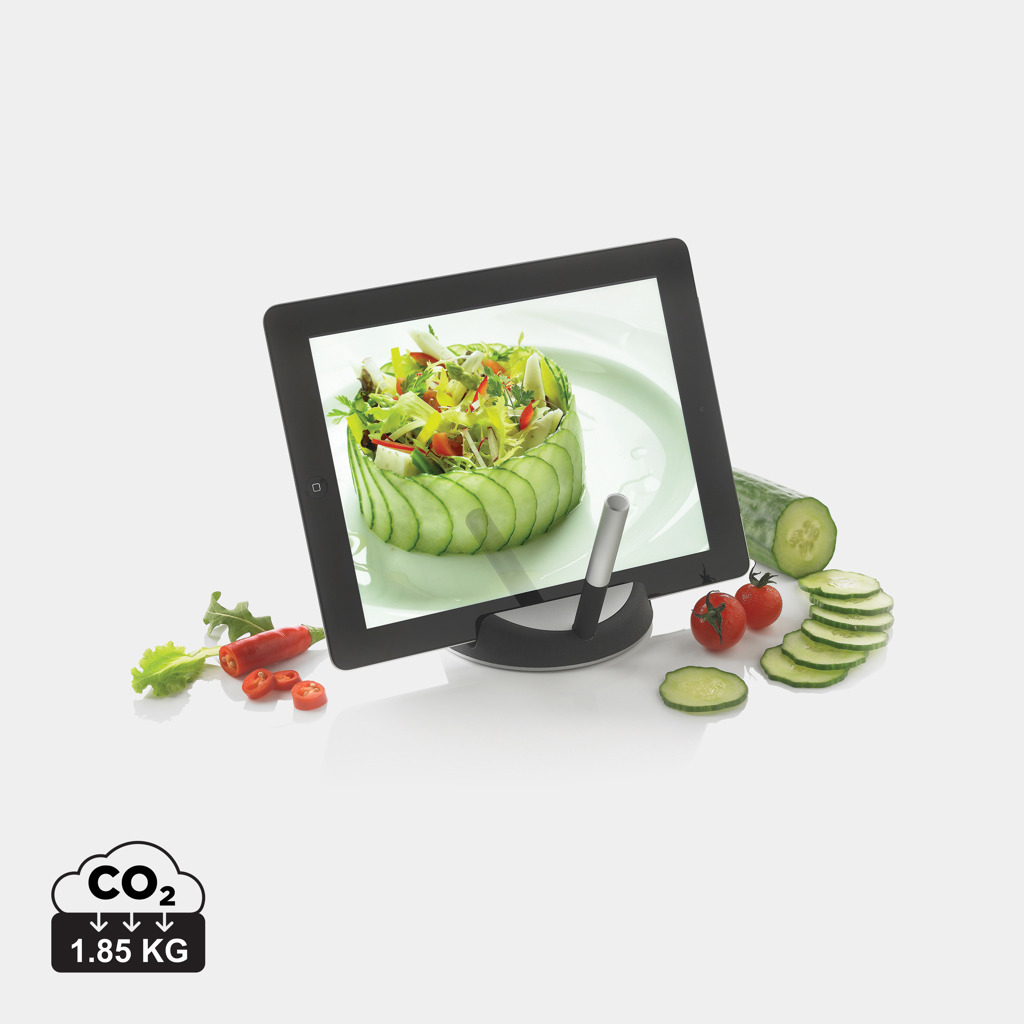 Suport tabletă Chef cu pix tactil personalizat cu logo