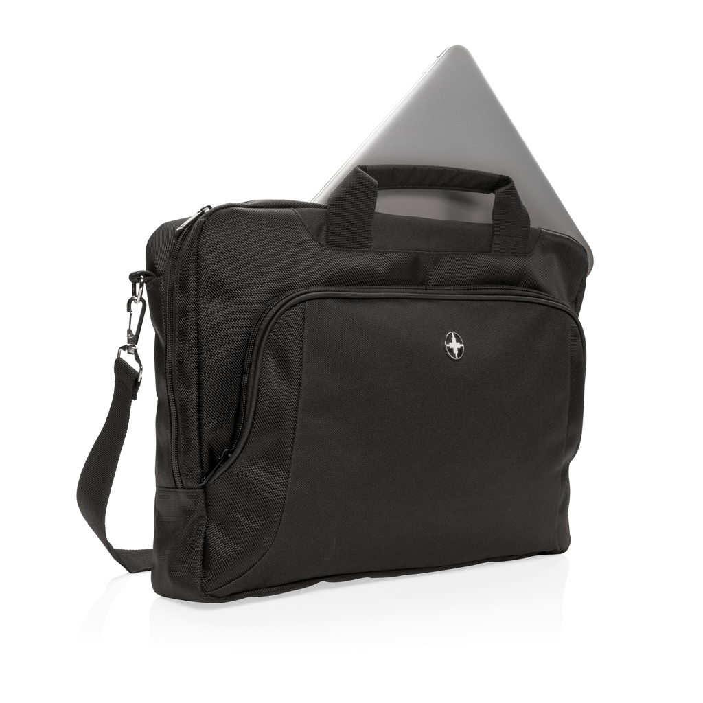 Swiss Peak Geantă de lux pentru laptop de 15” personalizat cu logo
