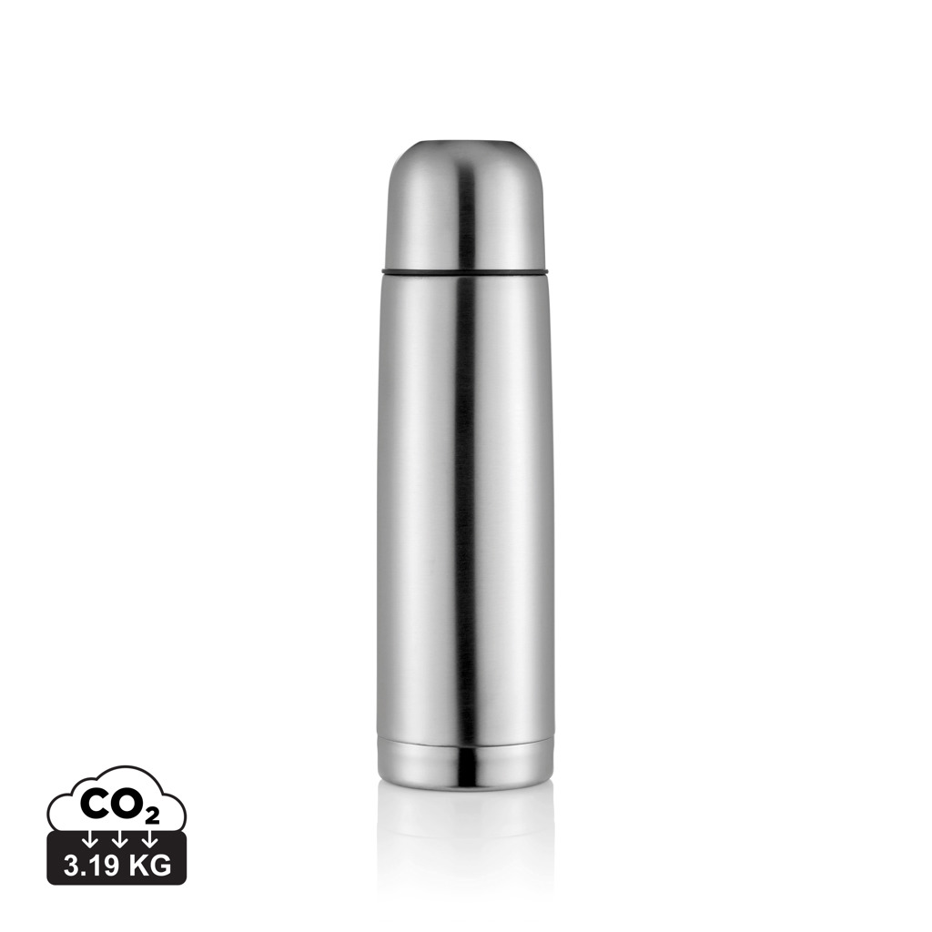 Termos compact din oțel inoxidabil personalizat cu logo