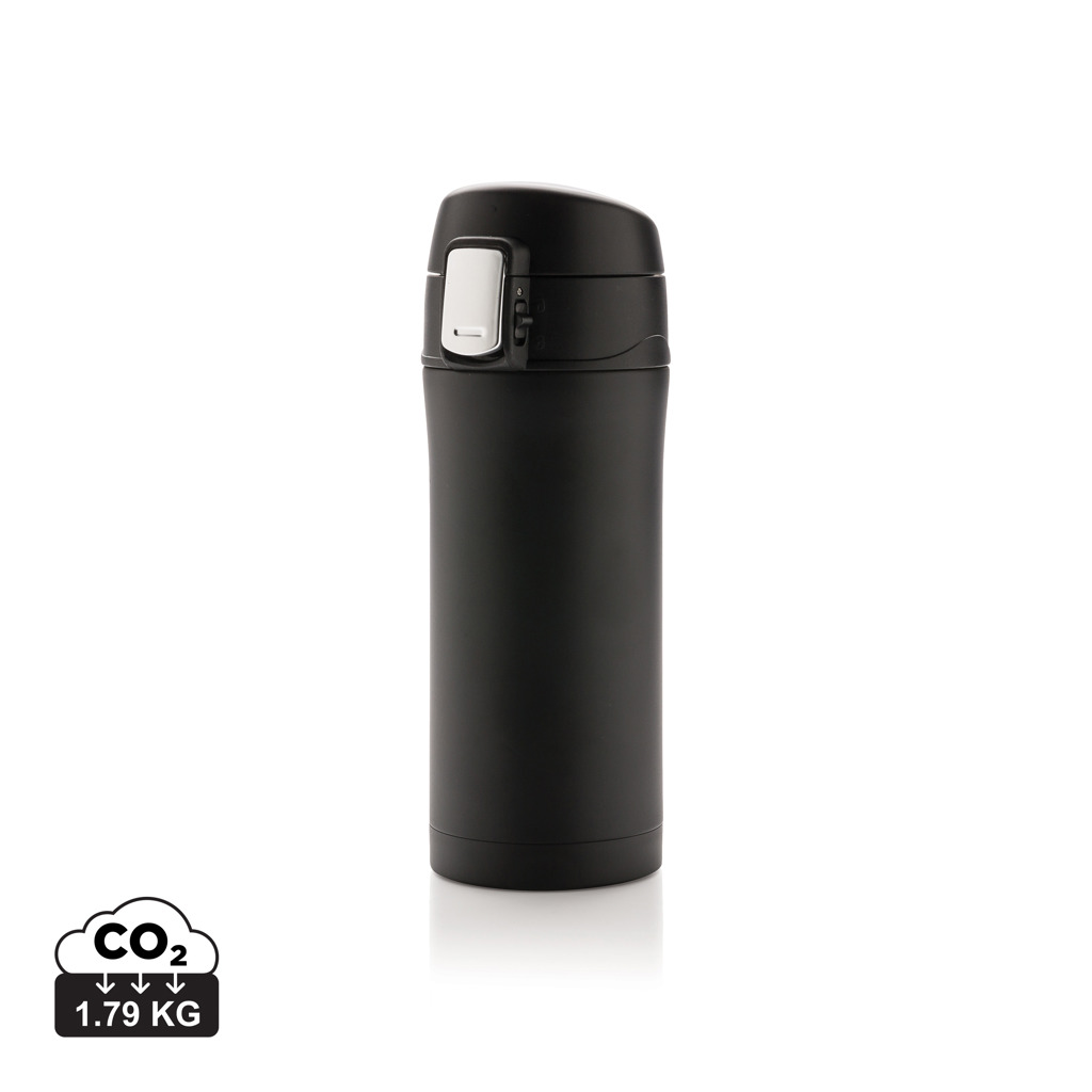Termos ermetic cu blocare ușoară, inox reciclat RCS personalizat cu logo