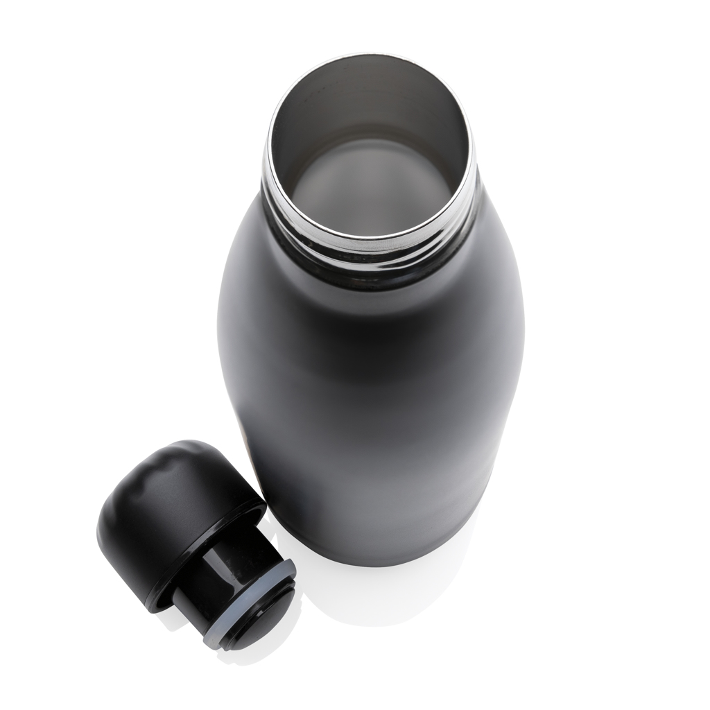 Termos ermetic din inox de 500 ml, în culori neutre personalizat cu logo