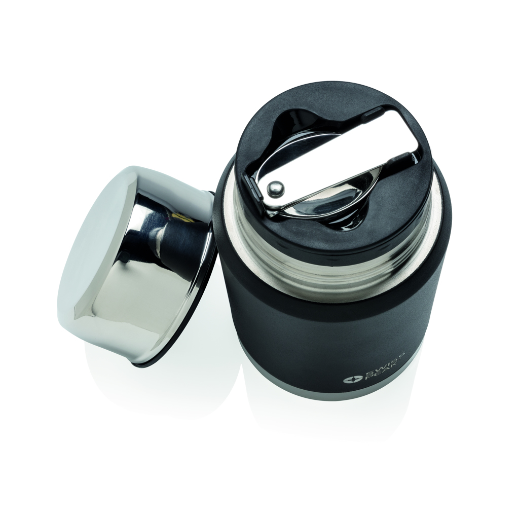 Termos ermetic pentru alimente Swiss Peak Elite personalizat cu logo