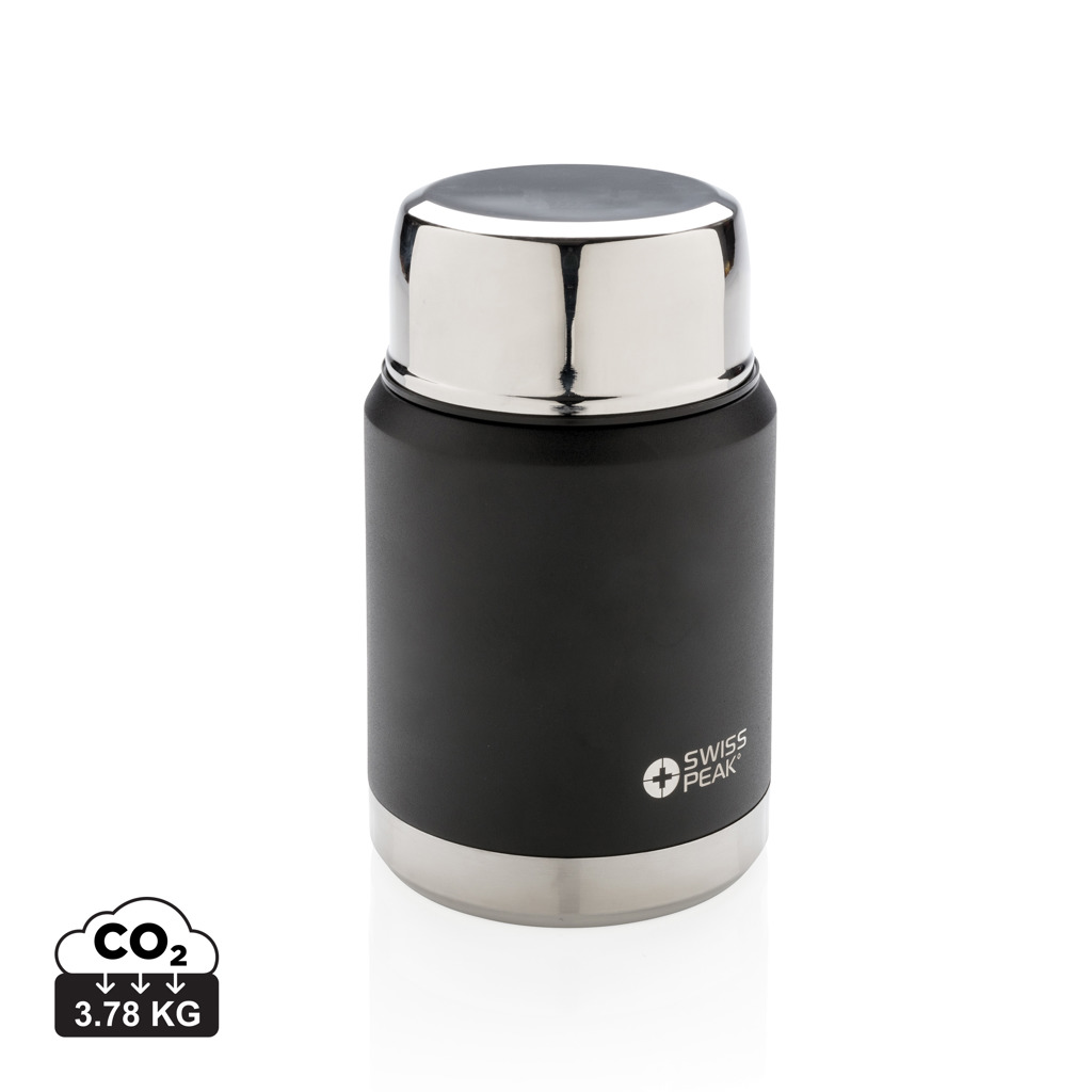 Termos ermetic pentru alimente Swiss Peak Elite personalizat cu logo