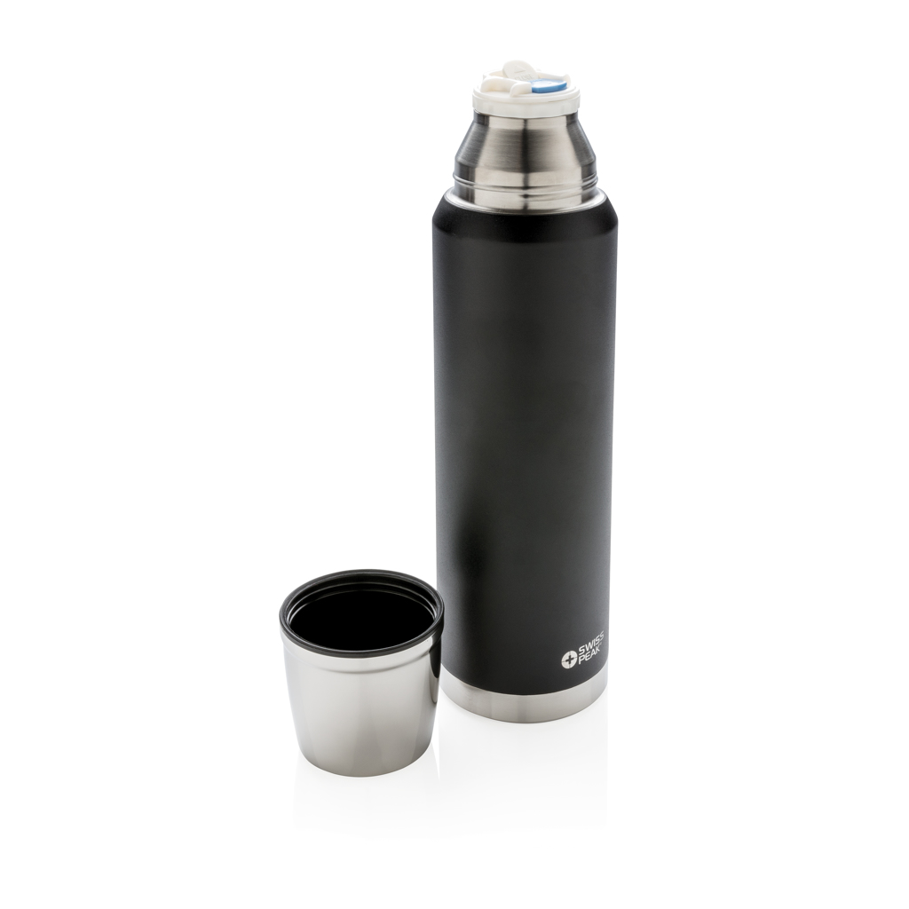 Termos ermetic Swiss Peak Elite de 1L personalizat cu logo