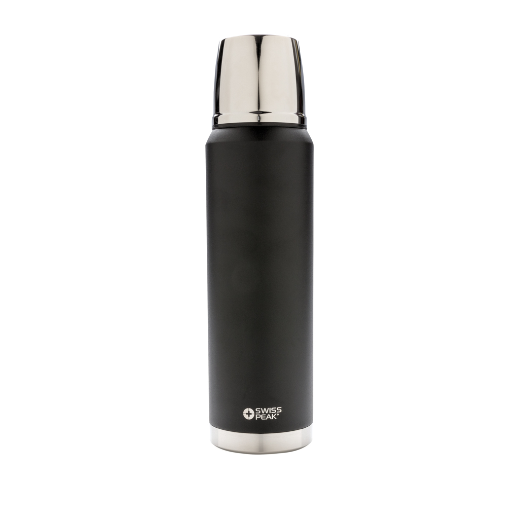 Termos ermetic Swiss Peak Elite de 1L personalizat cu logo