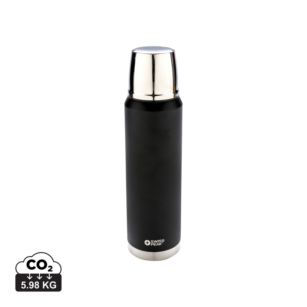 Termos ermetic Swiss Peak Elite de 1L personalizat cu logo