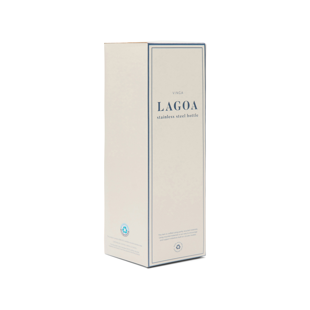 Termos inox VINGA Lagoa RCS 600 ml personalizat cu logo