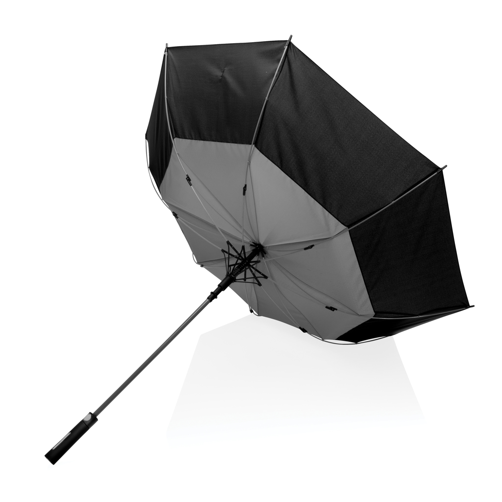 "Umbrelă 27"" Impact AWARE™ RPET 190T rezistentă la furtuni" personalizat cu logo