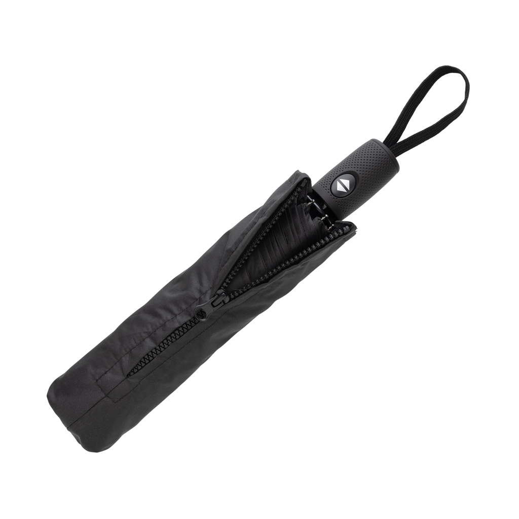 "Umbrelă automată 21"" Swiss Peak Vito Aware™ RPET " personalizat cu logo