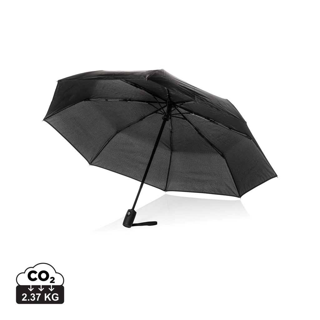 "Umbrelă automată 21"" Swiss Peak Vito Aware™ RPET " personalizat cu logo