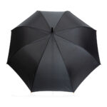 Umbrelă automată 27" Impact AWARE™ RPET 190T mâner bambus personalizat cu logo