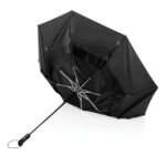 Umbrelă compactă 27” Swiss Peak Tornado AWARE™ personalizat cu logo