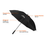 Umbrelă Nordic Drift Trail 27" AWARE™ RPET personalizat cu logo