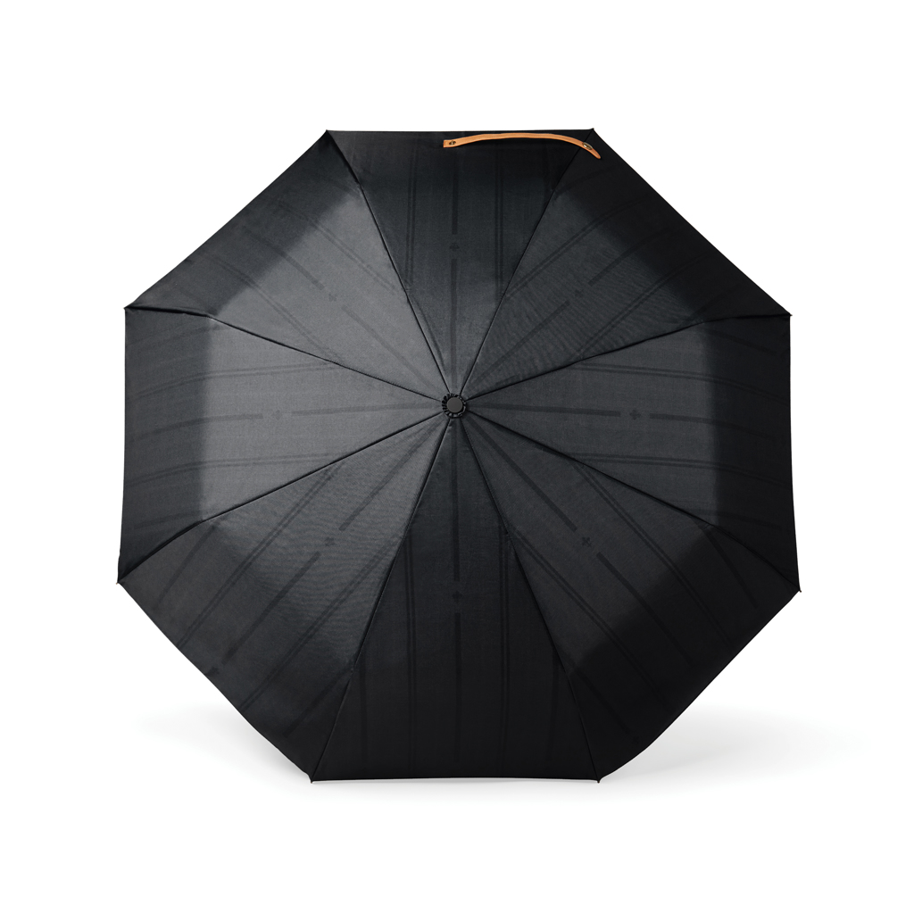 "Umbrelă pliabilă VINGA Bosler 21"" AWARE™ PET reciclat" personalizat cu logo
