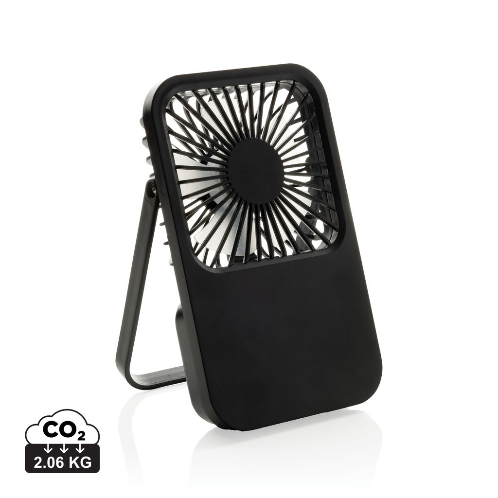 Ventilator de birou reîncărcabil Aervina din plastic RCS