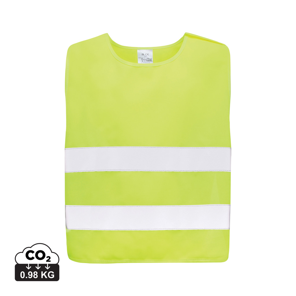 Vestă reflectorizantă copii 7-12 ani, PET reciclat GRS